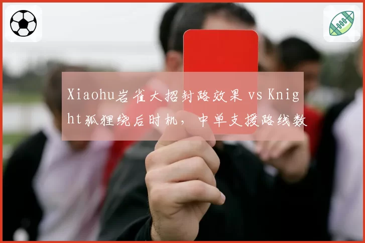 Xiaohu岩雀大招封路效果 vs Knight狐狸绕后时机，中单支援路线数据对决